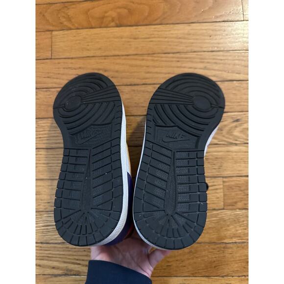 Nike Air Jordan 1 Mid Multicolor Sneakers Men’s US 8.5 | Black Teal Red Gold - Picture 7 of 7